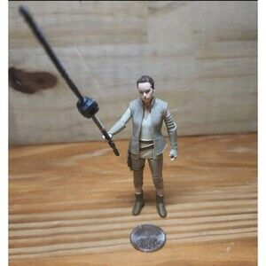 Star Wars The Force Awakens Hasbro Rey Resistance Outfit 3.75 Inch Figure Loose